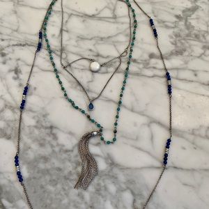Lucky Brand multi strand convertible necklace